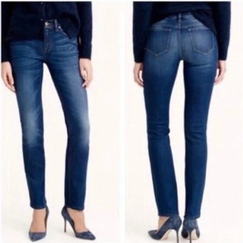 J Crew Reid Stretch Skinny Jeans 28 classic rinse